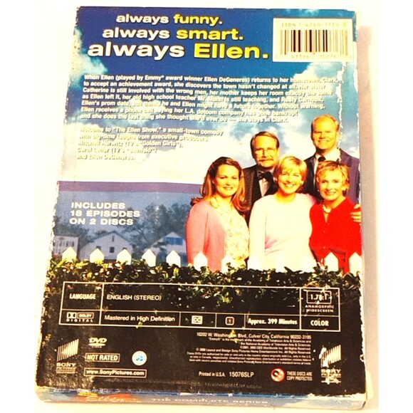 The Ellen Show The Complete Series Dvd - Picture 2 of 2